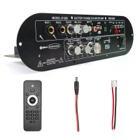 D1200 2.0 Kanaal versterkerbord Bluetooth 5.0 50W+50W DC15 18V 5A Min AUX/FM/USB/TF/MIC Input 4 8 Ohm HiFi Stereo Subwoo
