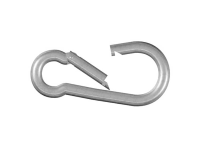 Dörner + helmer 4815034 Karabijnhaak Ø 4 mm, verzinkt 40 mm 20 stuk(s)
