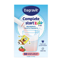 Dagravit Kids Complete Start Drinkbare Multivitaminen Aardbeien Sachets
