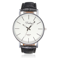 Dalas Fashion Simple Style Leather Quartz Wrist Watch