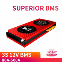 DALY Waterdichte 18650 3.7 V Li Ion Batterij 11.1 V BMS 3S 12 V 80A 100A 120A 200A 300A 500A Balance Bms Systeem voor Li