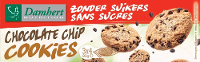 Damhert Chocolat Chip Cookies   Zonder Suikers