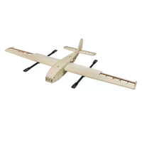 Dansende Vleugels Hobby QA418 1800mm spanwijdte VTOL Multirotor Houten Balsa Vleugel Trainers RC Vliegtuig KIT / KIT+ Po
