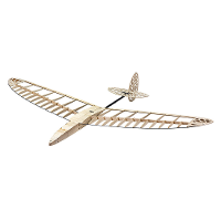 Dancing Wings Hobby FD12 1200mm Spanwijdte Windrunner Discus Lanceerglider Balsa Hout F3K DLG RC Vliegtuig KIT / KIT + S