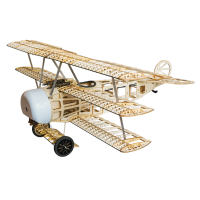 Dancing Wings Hobby S17 Fokker Dr.I 770mm Spanwijdte Balsa Houten RC Vliegtuig Gevechtsvliegtuig KIT/ KIT+Power Combo