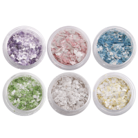 Candy Nail Decoration Sequins Powder Cute Dreamlike Manicure Uv Gel Pink Yellow Blue 6 Colors