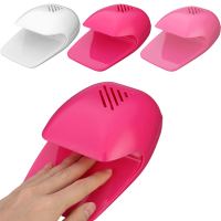 Mini Portable Nail Art Polish Blow Dryer Pink White Red Manicure Diy Tools