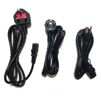 1.5M 10A Netsnoer EU/US/UK Zuiver Koperen Geleider Draad, geschikt voor Oscilloscoop Signaal Generator Desktop Multimete