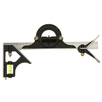 Daniu 12inch Square Ruler Adjustable Stainless Steel Combination Angle Tool