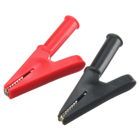 DANIU 2Pcs 2000V 30A Crocodile Alligator Mappen Veiligheidstest Clips voor 4mm Shrouded Banana Plug