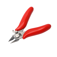 DANIU 3.5Inch Mini Diagonal Cutting Pliers Wire Cable Side Flush Cutter Plier with Lock Hand Tools