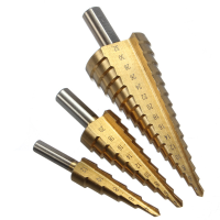 Daniu 3pcs Hss 4 12 20 32mm High Quality Steel Step Drill Bit Hole Cutter