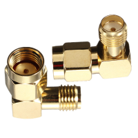 Daniu Rp Sma Male To Sma Female Jack Right Angle Crimp Rf Adapter Connector