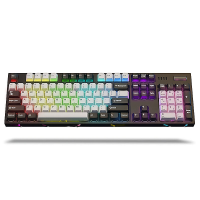 DARMOSHARK 104 toetsen bedrade mechanische gamingtoetsenbord met hot swappable Gateron schakelaar RGB PBT toetsen Cherry
