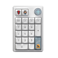 Darmoshark K3PRO 19 toetsen Tri mode Mechanisch Numeriek Toetsenbord Met Verwisselbare PBT Keycaps Huano Groene Schakela