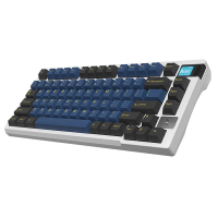 Darmoshark K8 81 toetsen Tri mode mechanisch gaming toetsenbord Hot Swappable Gateron switch PBT Keycaps RGB 2.4G/BT/Typ