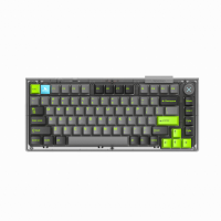 Darmoshark TOP75 81 toetsen Tri mode Mechanisch Gaming Toetsenbord Hot verwisselbaar TTC Vliegende Haai As PBT Keycaps C
