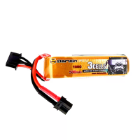 DarwinFPV 11,1V 500mAh 100C 3S LiPo batterij XT30U F stekker voor BABY APE/PRO/V2 RC drone FPV