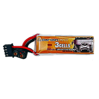 DarwinFPV 11.4V 380mAh 60C 3S LiPo batterij XT30 stekker voor DarwinFPV BABY APE/PRO/V2