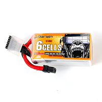 DarwinFPV 22.2V 1300mAh 110C 6S LiPo batterij XT60 stekker voor CineApe35 4S