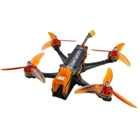 Darwinfpv ApeStyle D5 HD O4 PRO / Analoge 220mm 5 inch 6S Freestyle RC FPV Racing Drone BNF met cement waterdicht F4 60A