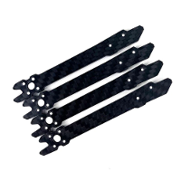 DarwinFPV BabyApe II Reserveonderdeel 4 stuks Koolstofvezel Vervangende Armen voor 3,5 inch RC FPV Racing Drone