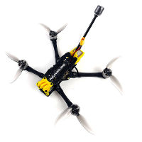 DarwinFPV FoldApe4 4 Inch 3S Opvouwbare Long Range RC FPV Racing Drone Sub250 ELRS BNF met GPS Analoog / DJI O3 / Geen C