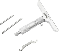 Dasqua 4611 8110 Dieptemicrometer Met controlemaat 0   50 mm DIN 863