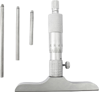 Dasqua 4611 8115 Dieptemicrometer Met controlemaat 0   75 mm DIN 863