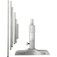 Dasqua 4611 8125 Dieptemicrometer Met controlemaat 0   150 mm DIN 863