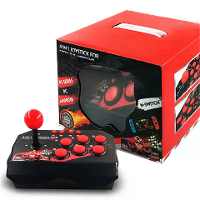 DATA FROG 4 in 1 Bedrade Arcade Joystick Gamepad Ondersteuning Turbo modus Vechtstick Gamecontroller USB Bedrade Rocker