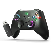 Data Frog RGB Draadloze Controller Hall Trigger Joystick Gamepad voor Switch Lite Game Controller met Dual Vibratie Turb