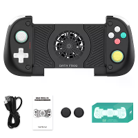 DATA FROG X3 Rekbare Gamecontroller Bedrade bluetooth Gamepad met Koelventilator Dubbele Hall Effect Vibratie Turbo Func