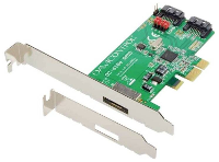 Dawicontrol DC 610E RAID 3 poorten PCI Express kaart