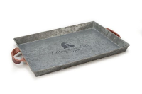 Dbl Zinc Tray #95;_48x34x4 Cm