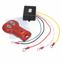 Dc 12 24v 433mhz Winch In Out Wireless Remote Control Switch Kit For Jeep Atv Suv Truck Off Road
