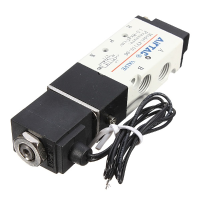Dc 12v 2.5W Car Solenoid Air Valve 5 Port 2 Position