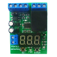 DC 12V 24V LED Digitale Relais Schakel Bord Module Relais Module Spanning Testen Opladen Ontladen Monitor Testmodule Bor