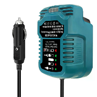 DC 12V/24V Mini Compact Autolader voor 18V LXT Batterijen BL1815 BL1830 BL1860 met LED indicator Draagbaar Opladen