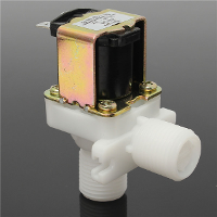 Dc 12v Electric Solenoid Valve 1/2 Inch Hose Magnetic Water Air Inlet Flow Switch