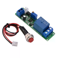 DC 12V Instelbare Tijdvertraging Uitschakel Timing Hoge Precisie Relay Schakelmodule met Externe Knop Trigger