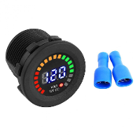 DC 12V Motorfiets Auto LED Digitaal Display Voltmeter Waterdichte Volt Meter Voltage Meter Voltage Tester Meter