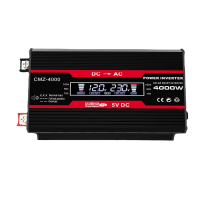 DC 12V naar AC 220V auto inverter met intelligente LCD display 300W gemodificeerde sinusgolf inverter voor bootreizen ka