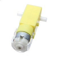 DC 3V 6V Dubbele Assen Tandwielmotor TT Motor voor Slim Chassis Auto Robot Afremmotor