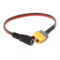 DC 5,5x2,1 mm Vrouwelijk naar XT60H Vrouwelijk Adapterkabel 30 cm Totale Lengte voor SKYZONE FPV Goggles
