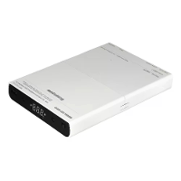 DC UPS 12 Slot 18650 Batterij Voedingsdoos DIY Powerbank Kit USB 12 24V Aanpasbaar 24W 0.1V Nauwkeurigheid Optische Mode