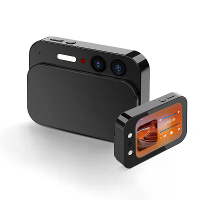DC107 CCD 12MP HD Schuifdeksel Digitale Camera 4K Video opname 2,8 Inch Touchscreen Schoonheidsselfie 3600mAh Batterij O