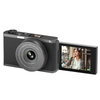 DC203 12MP taille niveau digitale camera 4K foto video 28X zoom automatische scherpstelling dubbele scherm vlogging came