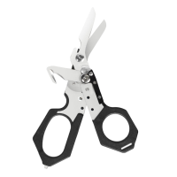 DCCMS 6 in 1 Multifunctionele Vouwschaar met Riem Cutter Parachutist Mes Tactische Reactie Noodschaar Outdoor Emergency
