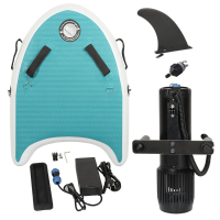 Opblaasbaar Surfboard Set met Propeller Zuurstoftank Zee Strand Waterskiën Surfboard Pulp Board Watersport PVC Surfen Pe